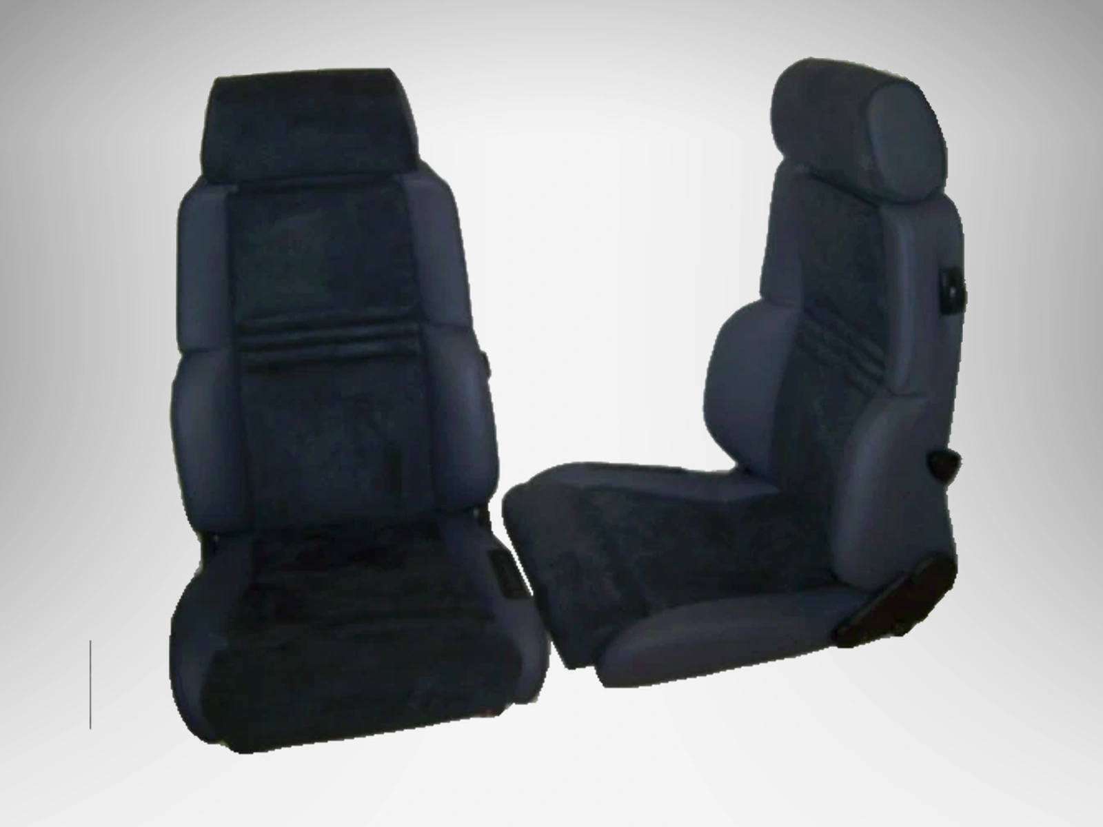 2 recaro orthopaed 94 sitze dunkelgrau leder alcantara mit klimapaket 03 referenzhintergrund Autopolsterei Recaro Orthopäd 94 dunkelgrau, zwei neu bezogene Sitze in dunkelgrau – Ansicht 3