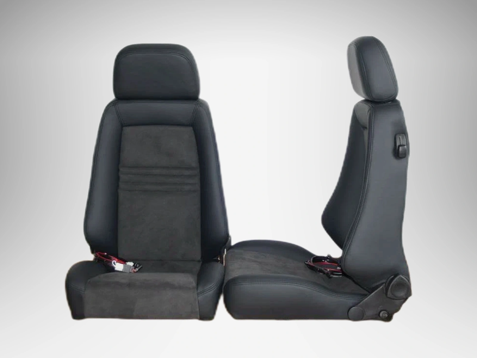 2 recaro specialist s sitze leder alcantara mit sitzheizung 01 referenzhintergrund Autopolsterei Recaro Specialist S Sitzpaar – Produktansicht 1