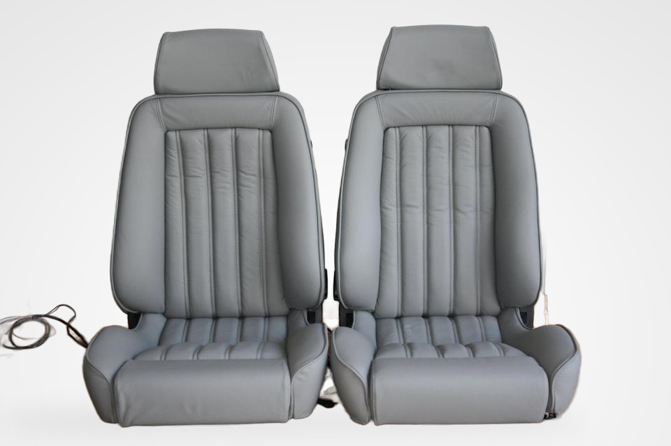 KLA 2762207924 05 Studio Autopolsterei Recaro Ergomed Leder Sitze Mercedes R107, W126,W124 restauriert – Bild 5