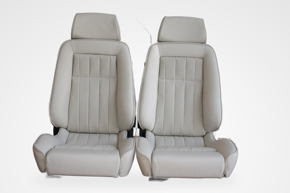 KLA 2762207924 07 Studio Autopolsterei Recaro Ergomed Leder Sitze Mercedes R107, W126,W124 restauriert – Bild 7