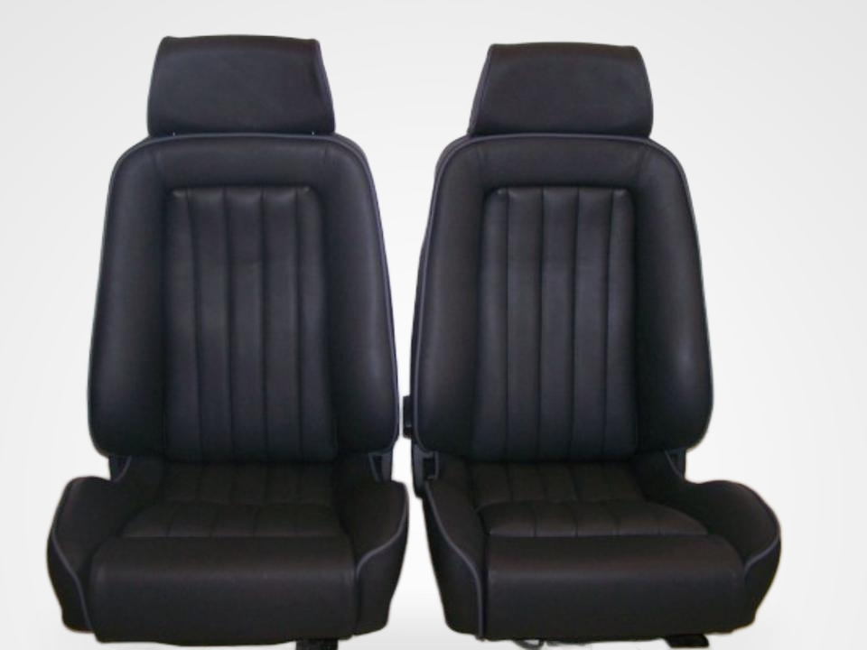 KLA 2762207924 09 Studio Autopolsterei Recaro Ergomed Leder Sitze Mercedes R107, W126,W124 restauriert – Bild 9
