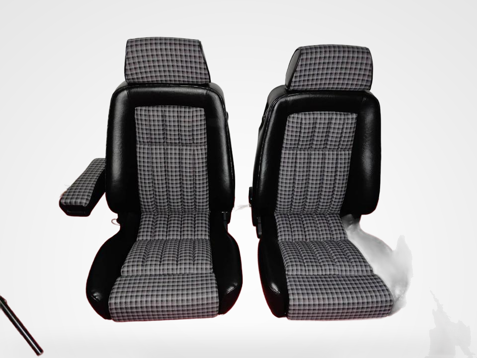 KLA 2762207924 14 Studio Autopolsterei Recaro Ergomed Leder Sitze Mercedes R107, W126,W124 restauriert – Bild 14