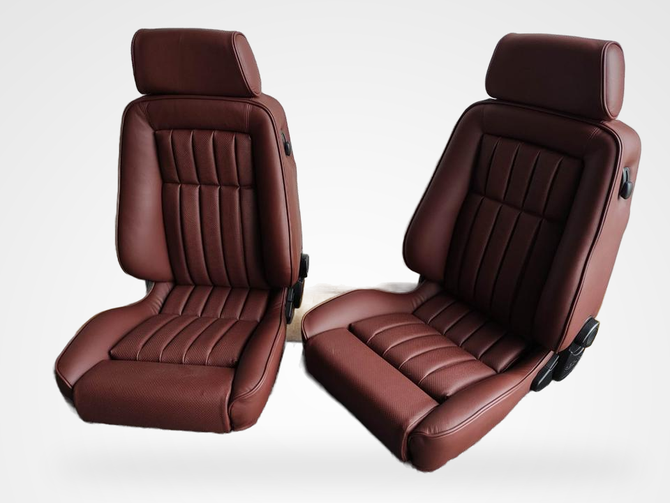 KLA 2762207924 15 Studio Autopolsterei Recaro Ergomed Leder Sitze Mercedes R107, W126,W124 restauriert – Bild 15