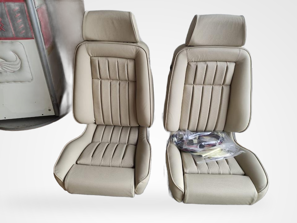 KLA 2762207924 16 Studio Autopolsterei Recaro Ergomed Leder Sitze Mercedes R107, W126,W124 restauriert – Bild 16