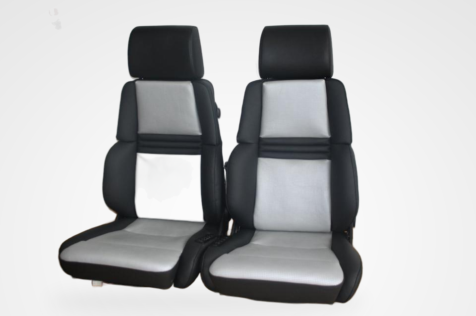 KLA 2762264985 02 Studio Autopolsterei Recaro Orthopäd 94 Leder Alcantara Sitze restauriert – Bild 2