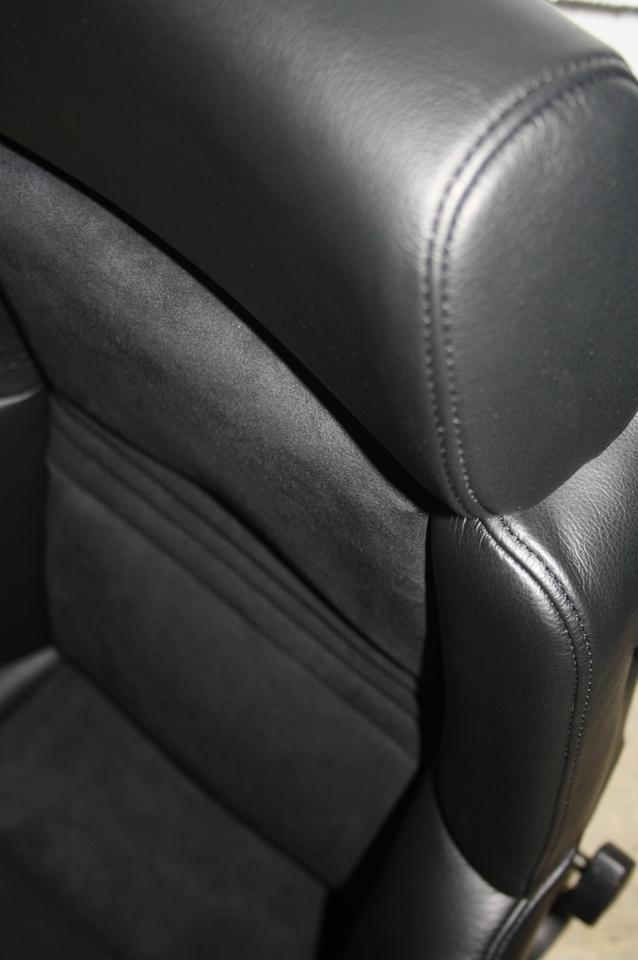 KLA 2762264985 05 Autopolsterei Recaro Orthopäd 94 Leder Alcantara Sitze restauriert – Bild 5