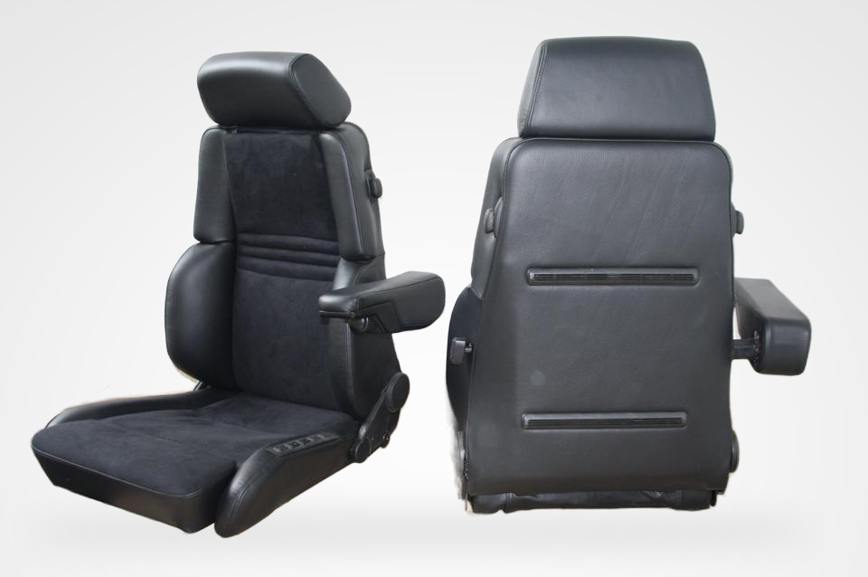 KLA 2762264985 08 Studio Autopolsterei Recaro Orthopäd 94 Leder Alcantara Sitze restauriert – Bild 8