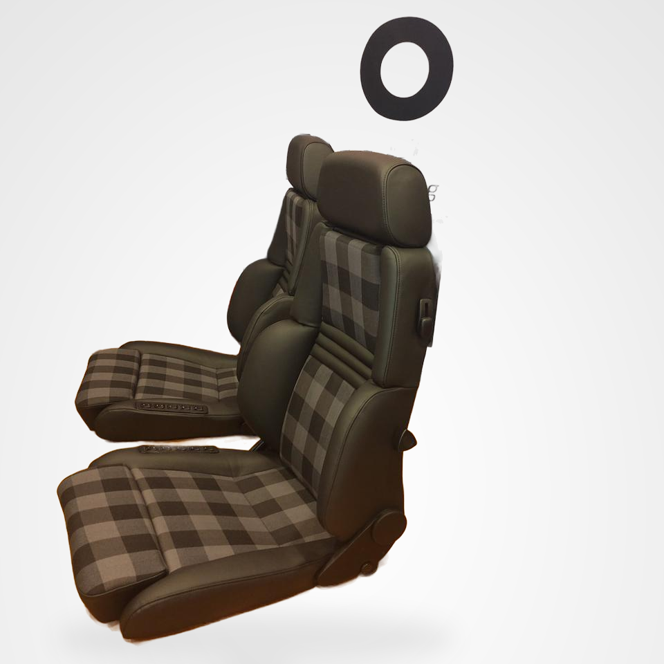 KLA 2762983641 03 Studio Autopolsterei Recaro Orthopäd 94 Leder Rodeo G Modell W460 W461 W463 restaurirt – Bild 3
