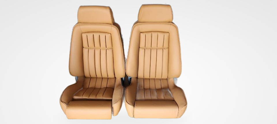 KLA 2765260224 03 Studio Autopolsterei 2 Recaro Sitze für Mercedes R107 W116 W126 SL AMG restauriert – Bild 3
