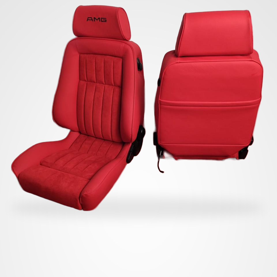KLA 2765260224 12 Studio Autopolsterei 2 Recaro Sitze für Mercedes R107 W116 W126 SL AMG restauriert – Bild 12