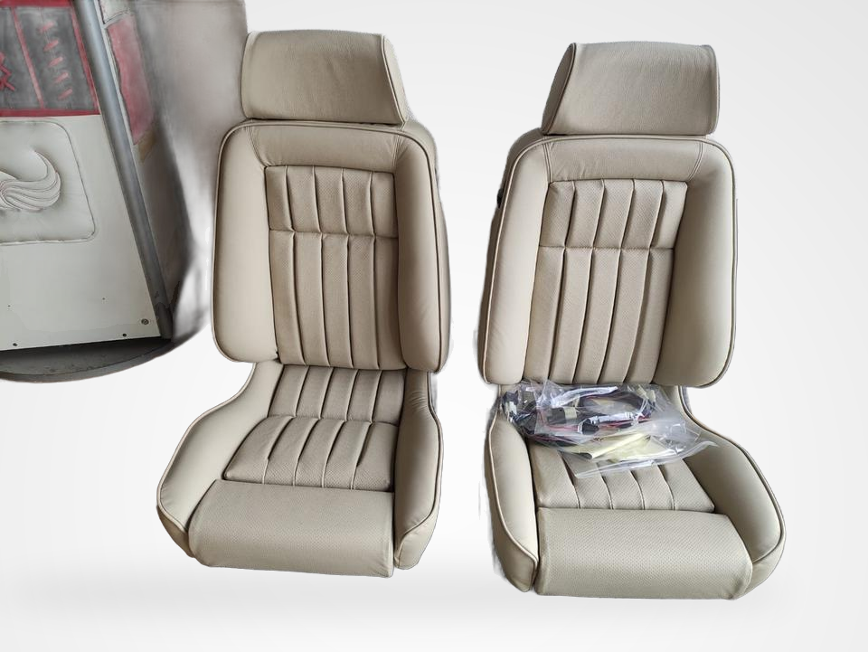 KLA 2765260224 13 Studio Autopolsterei 2 Recaro Sitze für Mercedes R107 W116 W126 SL AMG restauriert – Bild 13