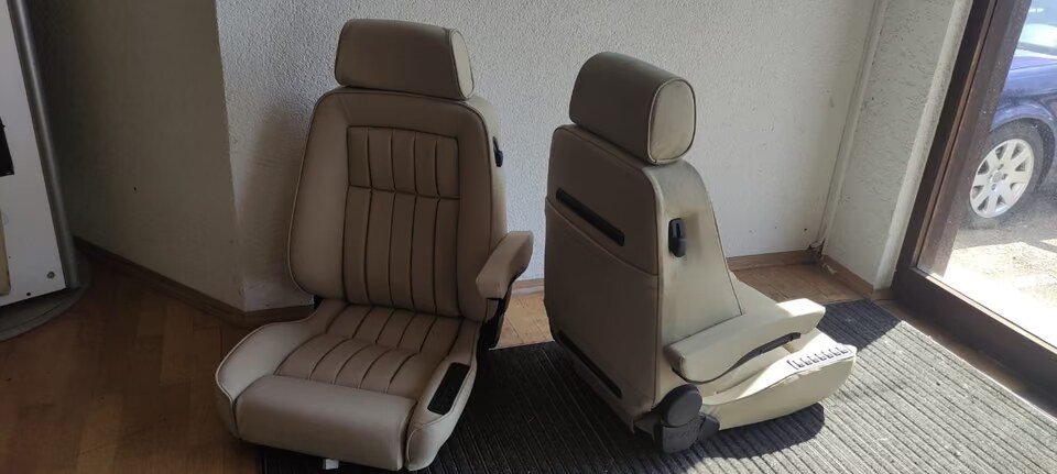 KLA 2765260224 Autopolsterei 2 Recaro Sitze für Mercedes R107 W116 W126 SL AMG restauriert