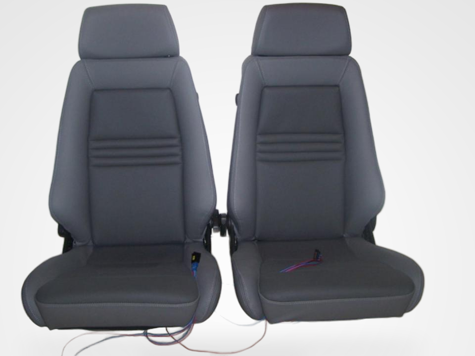 KLA 2766224284 03 Studio Autopolsterei 2 Recaro Sitze für Landrover Defender Leder-Alcantara neu bezogen – Bild 3