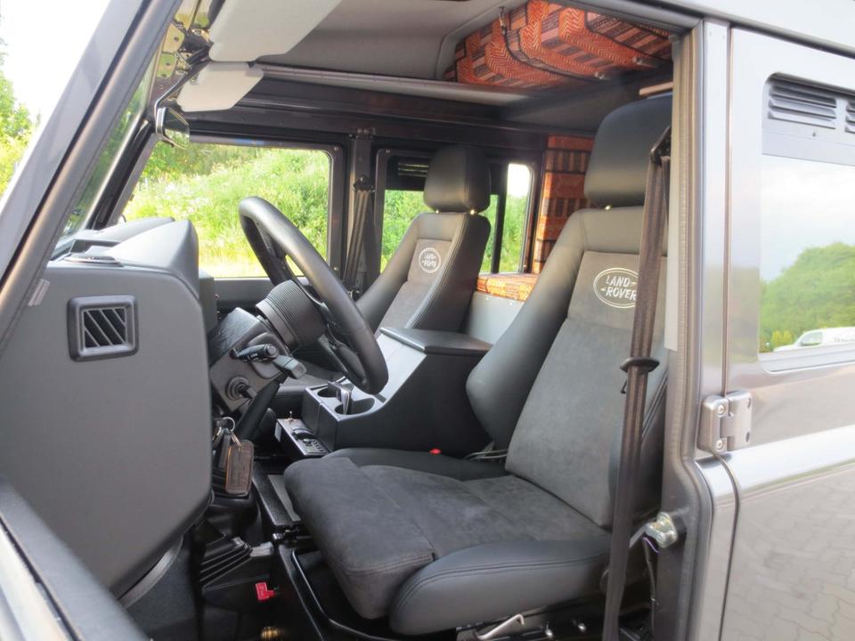 KLA 2766224284 04 Autopolsterei 2 Recaro Sitze für Landrover Defender Leder-Alcantara neu bezogen – Bild 4