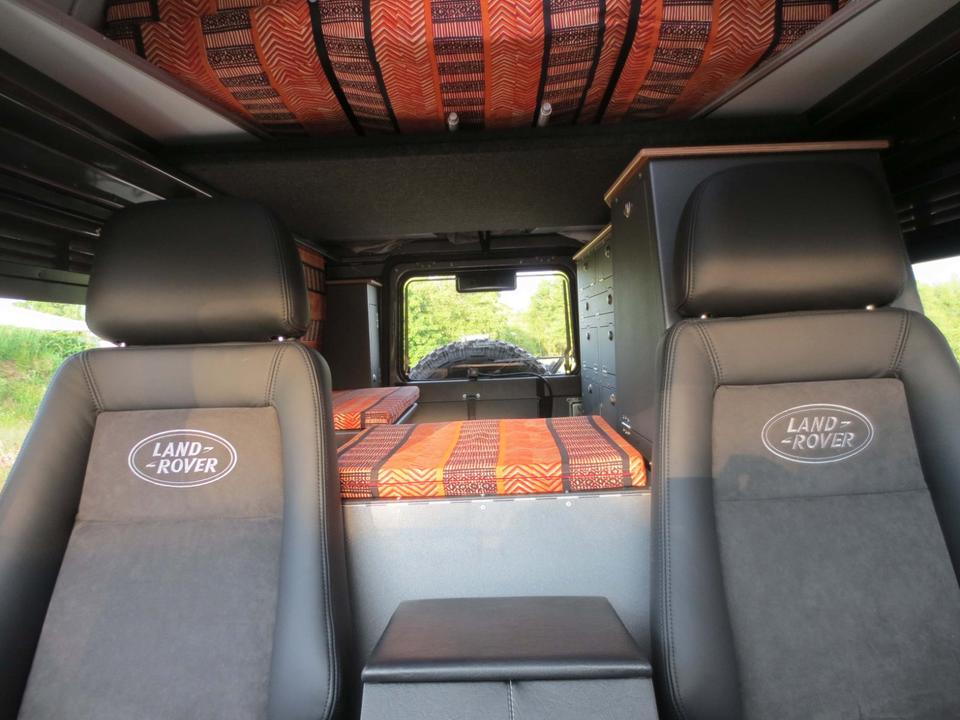 KLA 2766224284 05 Autopolsterei 2 Recaro Sitze für Landrover Defender Leder-Alcantara neu bezogen – Bild 5