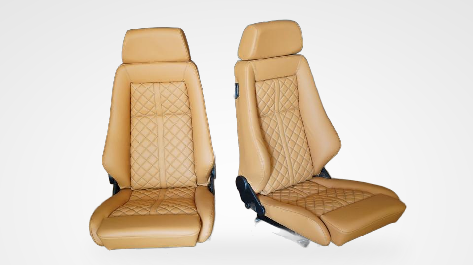 KLA 2766224284 16 Studio Autopolsterei 2 Recaro Sitze für Landrover Defender Leder-Alcantara neu bezogen – Bild 16