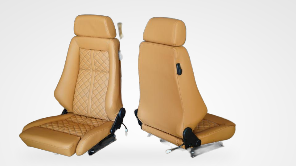 KLA 2766224284 18 Studio Autopolsterei 2 Recaro Sitze für Landrover Defender Leder-Alcantara neu bezogen – Bild 18