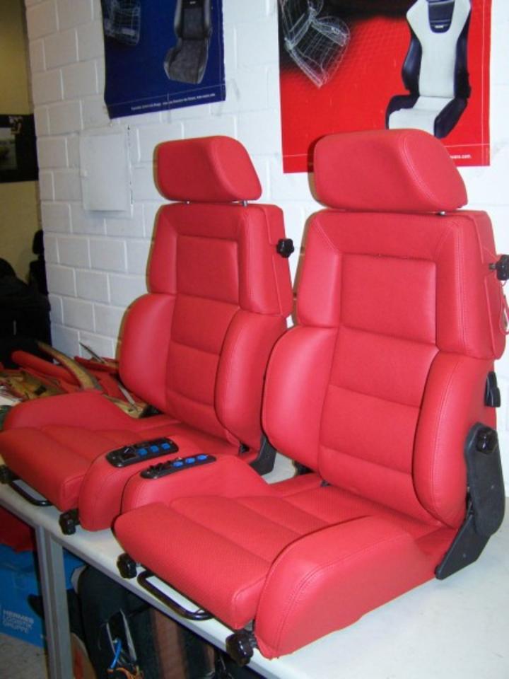 KLA 2767516081 09 Autopolsterei 2 Recaro C Classic Leder Alcantara neu bezogen nach Wunsch – Bild 9