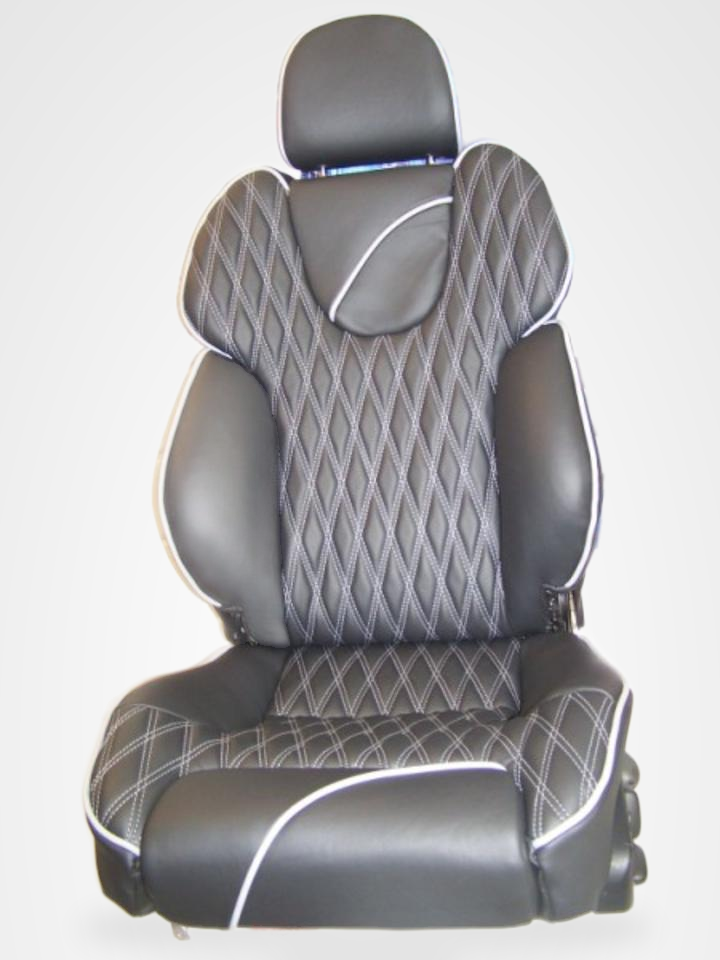 KLA 2769205469 15 Studio Autopolsterei 2 Recaro Style Leder-Alcantara neu bezogen – Bild 15
