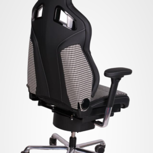 Bürostuhl aus Recaro Sportster CS Leder Porsche Pepita neu bezoge
