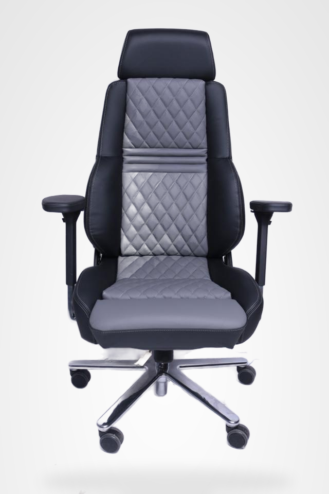 KLA 2770663406 13 Studio Autopolsterei Bürostuhl aus Recaro Sportster CS Leder Porsche Pepita neu bezoge – Bild 13