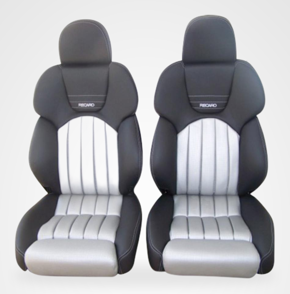 KLA 2772761060 02 Studio Autopolsterei 2 Recaro Style Klimapaket Leder SLK R107 Sportsitze neu bezogen – Bild 2