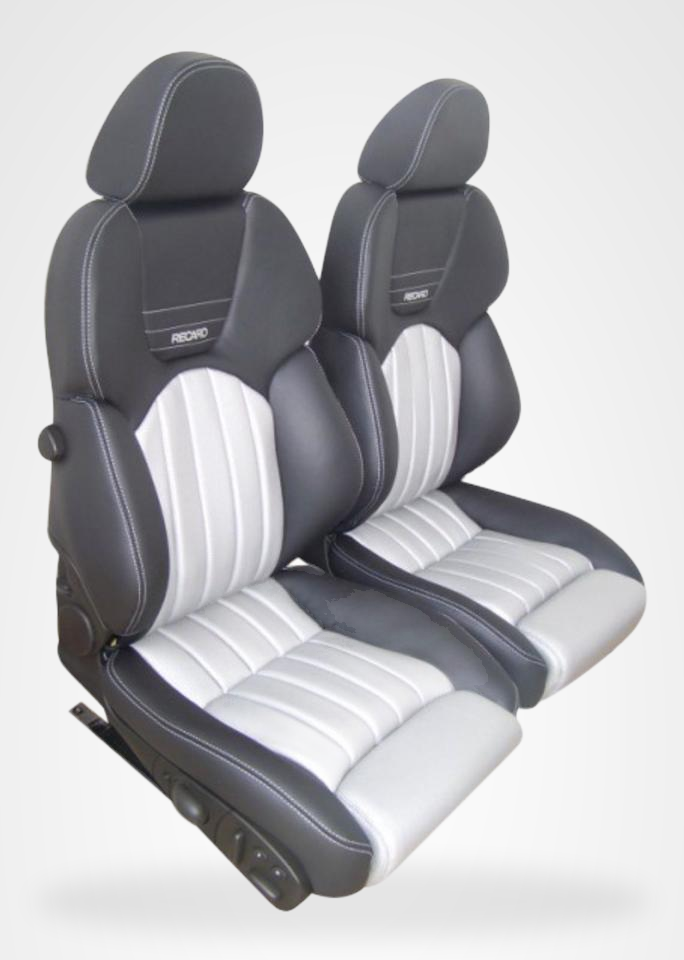 KLA 2772761060 04 Studio Autopolsterei 2 Recaro Style Klimapaket Leder SLK R107 Sportsitze neu bezogen – Bild 4