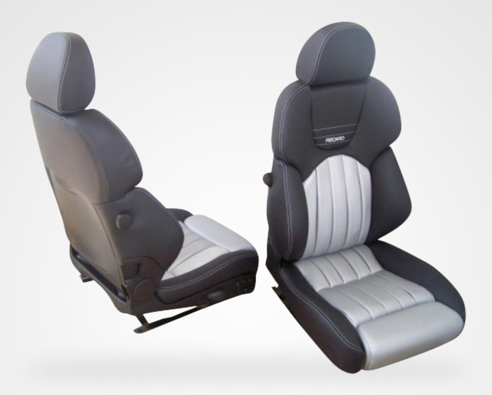 KLA 2772761060 07 Studio Autopolsterei 2 Recaro Style Klimapaket Leder SLK R107 Sportsitze neu bezogen – Bild 7