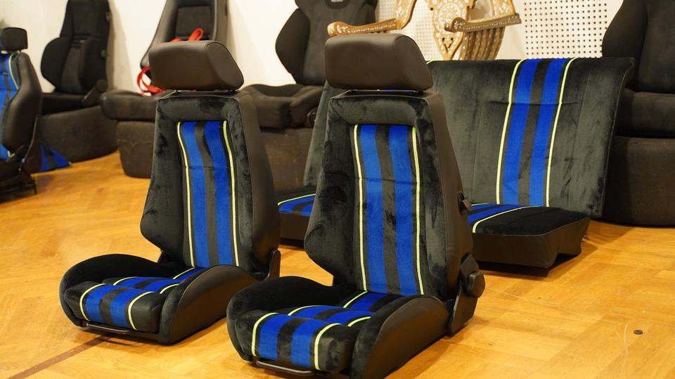 KLA 2773137516 03 Autopolsterei 2 Recaro Idealsitz N Leder-Alpina Rückbank BMW E21 E24 restaurirt – Bild 3