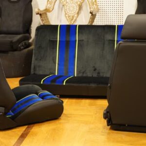 2 Recaro Idealsitz N Leder-Alpina Rückbank BMW E21 E24 restaurirt