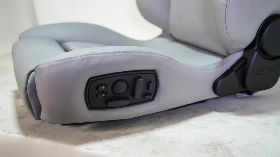 KLA 2775868776 08 Autopolsterei Recaro ergomed ES SAB Seitenairbag Leder Alcantara neu bezogen – Bild 8