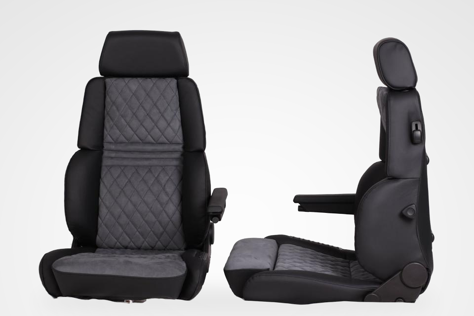 KLA 2779163844 04 Studio Autopolsterei 2 Recaro Orthopäd 04 Leder Armlehne Meisterqualität neu bezogen – Bild 4