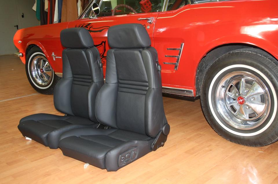 KLA 2779163844 09 Autopolsterei 2 Recaro Orthopäd 04 Leder Armlehne Meisterqualität neu bezogen – Bild 9
