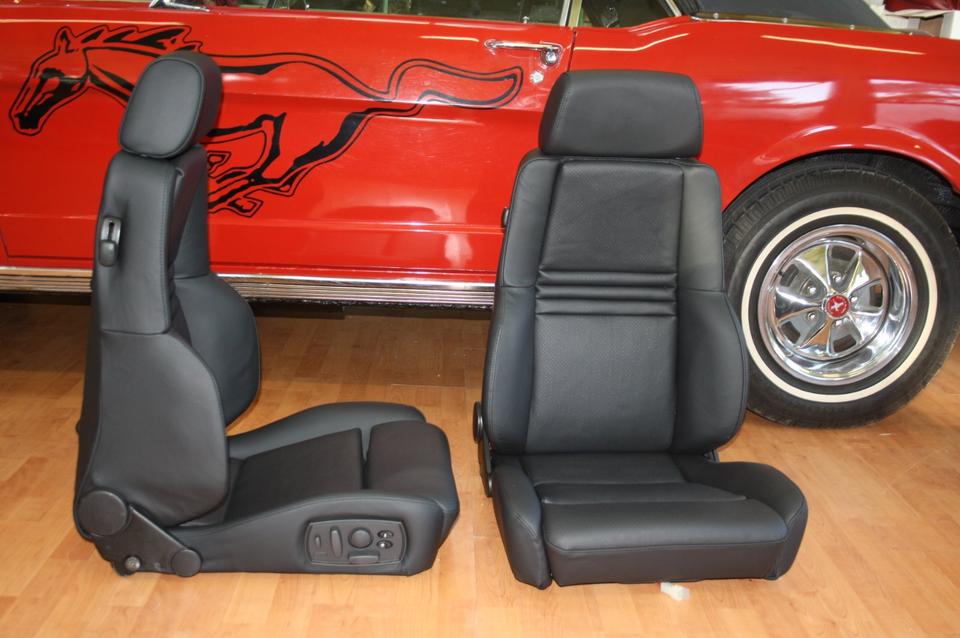 KLA 2779163844 12 Autopolsterei 2 Recaro Orthopäd 04 Leder Armlehne Meisterqualität neu bezogen – Bild 12
