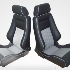 2 Recaro Specialist L Leder schwarz-grau Pfeiffen restauriert