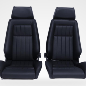 2 Recaro Specialist L Leder schwarz-grau Pfeiffen restauriert