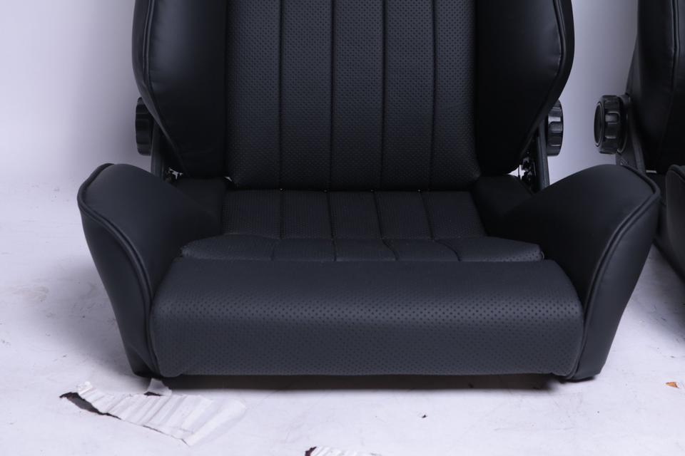 KLA 2779191559 11 Autopolsterei 2 Recaro Specialist L Leder schwarz-grau Pfeiffen restauriert – Bild 11