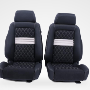 2 Recaro ergomed ES Klimapaket Leder Alcantara neu bezogen