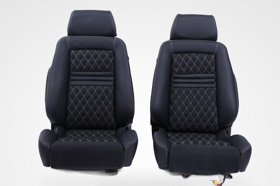 KLA 2780798147 11 Studio Autopolsterei 2 Recaro ergomed ES Klimapaket Leder Alcantara neu bezogen – Bild 11