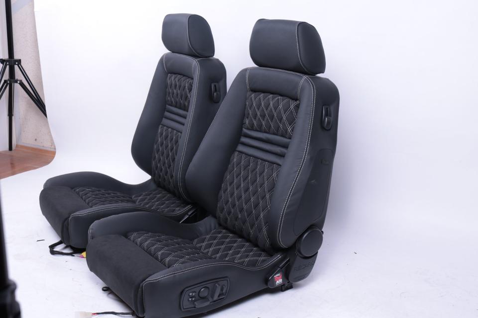 KLA 2780798147 13 Autopolsterei 2 Recaro ergomed ES Klimapaket Leder Alcantara neu bezogen – Bild 13