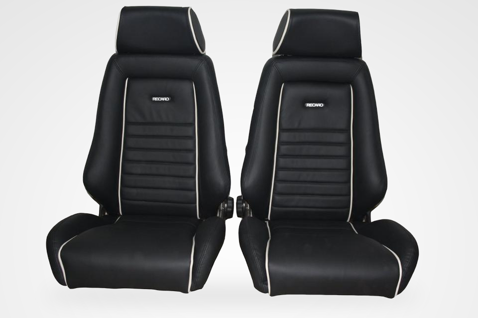 KLA 2782864657 01 Studio Autopolsterei 2 Recaro Idealsitz N Leder Opel Ford BMW Käfer Sitze neu bezogen