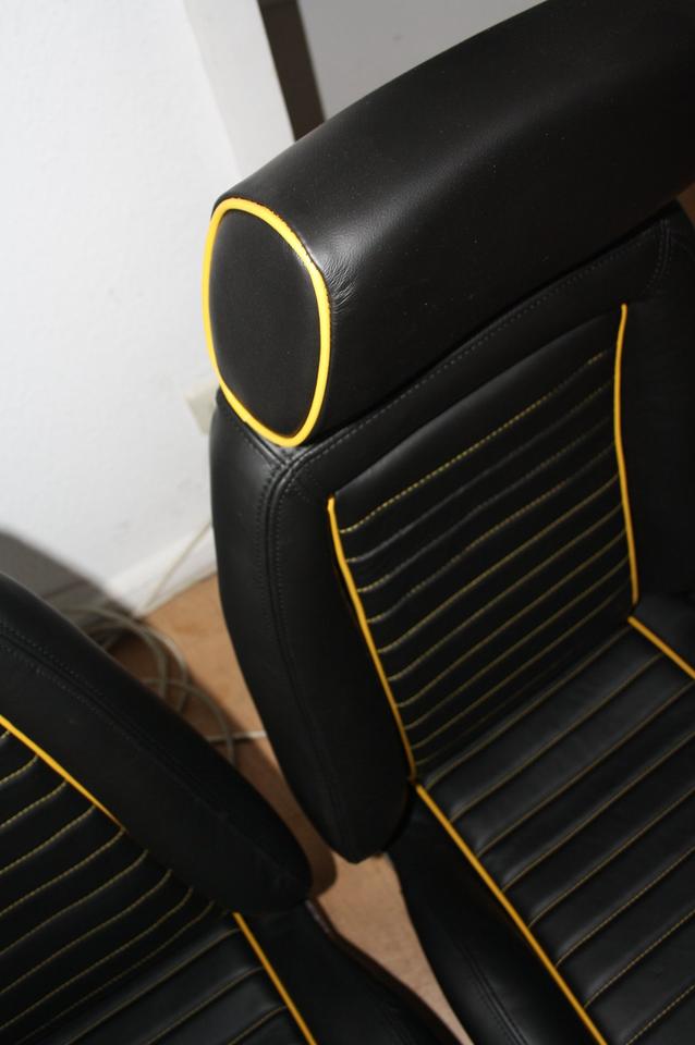 KLA 2782864657 12 Autopolsterei 2 Recaro Idealsitz N Leder Opel Ford BMW Käfer Sitze neu bezogen – Bild 12