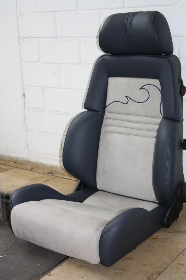KLA 2782870227 06 Autopolsterei 2 Recaro Expert Leder neu bezogen Orthopäd Wohnmobil Sitz – Bild 6