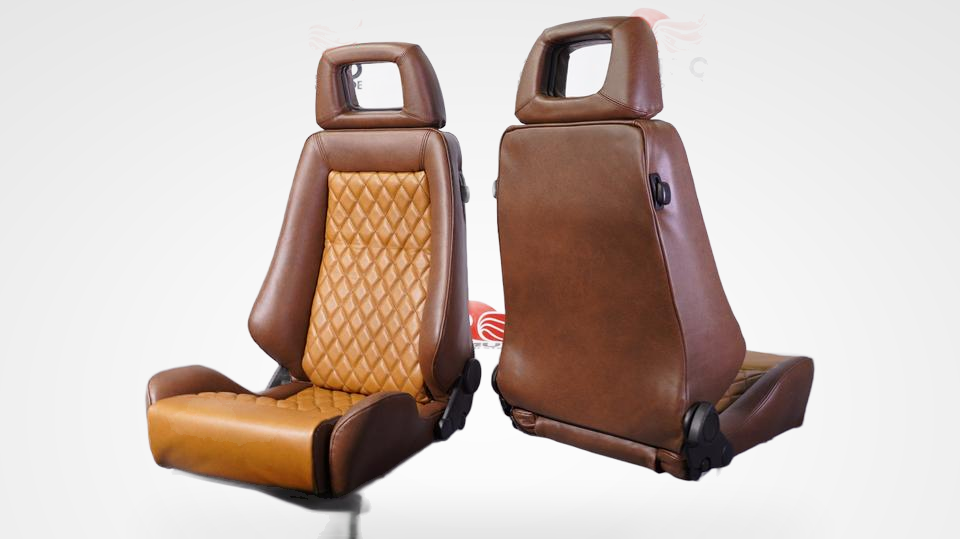 KLA 2816526825 08 Studio Autopolsterei 2 Recaro Specialist Leder Rautensteppung Twoton neu bezogen – Bild 8