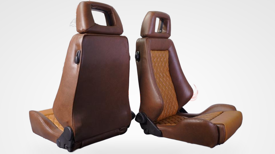 KLA 2816526825 11 Studio Autopolsterei 2 Recaro Specialist Leder Rautensteppung Twoton neu bezogen – Bild 11
