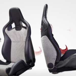 2 Recaro Sportster CS Leder-Pepita für Porsche 911 neu bezogen