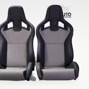 2 Recaro Sportster CS Leder-Pepita für Porsche 911 neu bezogen