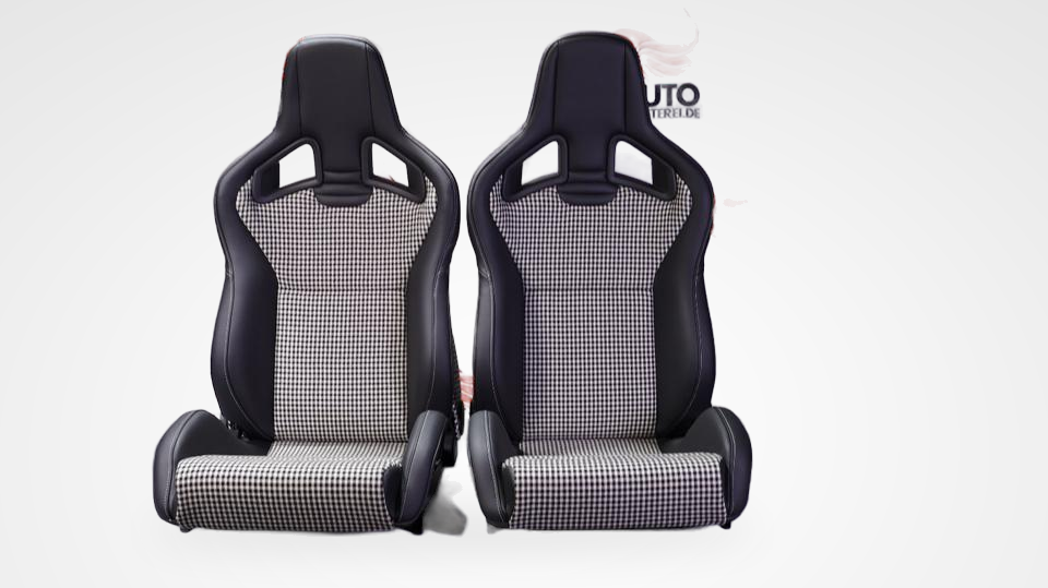KLA 2915140990 02 Studio Autopolsterei 2 Recaro Sportster CS Leder-Pepita für Porsche 911 neu bezogen – Bild 2