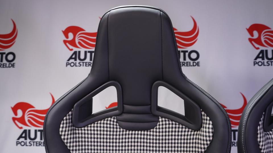 KLA 2915140990 06 Autopolsterei 2 Recaro Sportster CS Leder-Pepita für Porsche 911 neu bezogen – Bild 6