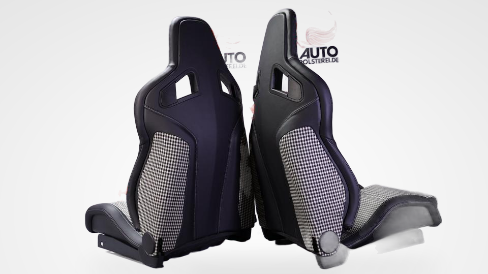KLA 2915140990 08 Studio Autopolsterei 2 Recaro Sportster CS Leder-Pepita für Porsche 911 neu bezogen – Bild 8